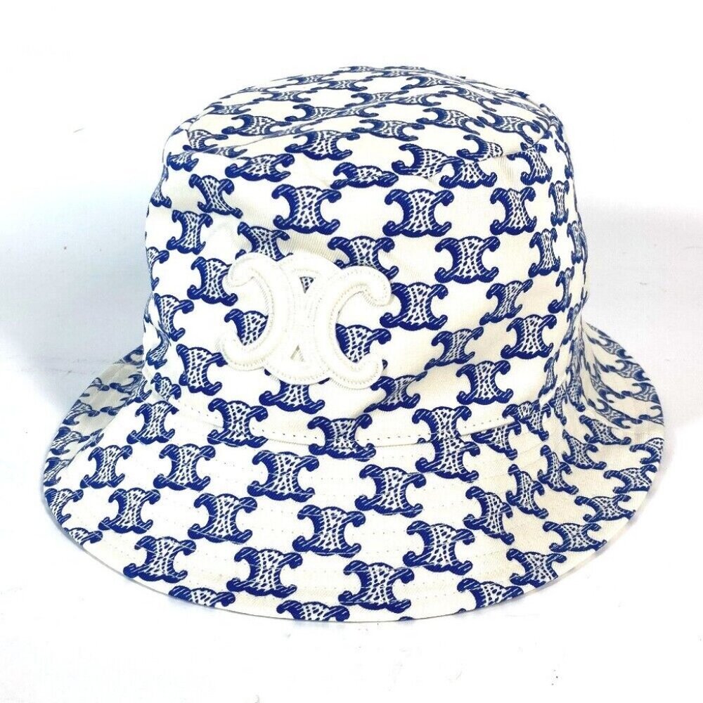 CELINE 2AUE5460U Monogram Triomph logo hat bucket hat bob hat Unused - Picture 2 of 14